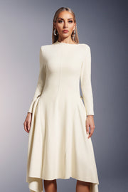 Sylvia Long Sleeves Midi Dress
